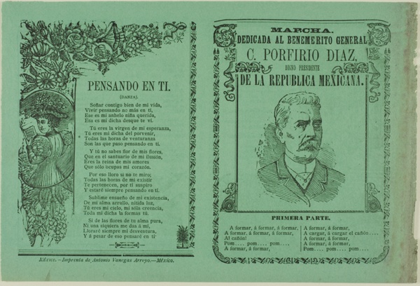 March Dedicated to General C. Porfirio Diaz