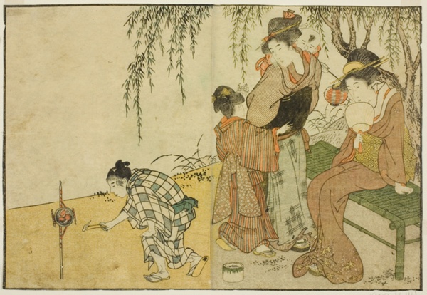 Enjoying Fireworks, from the illustrated book 
