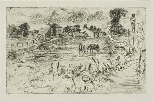Landscape with Horses