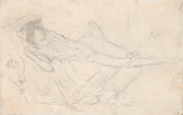 Reclining Draped Figure
