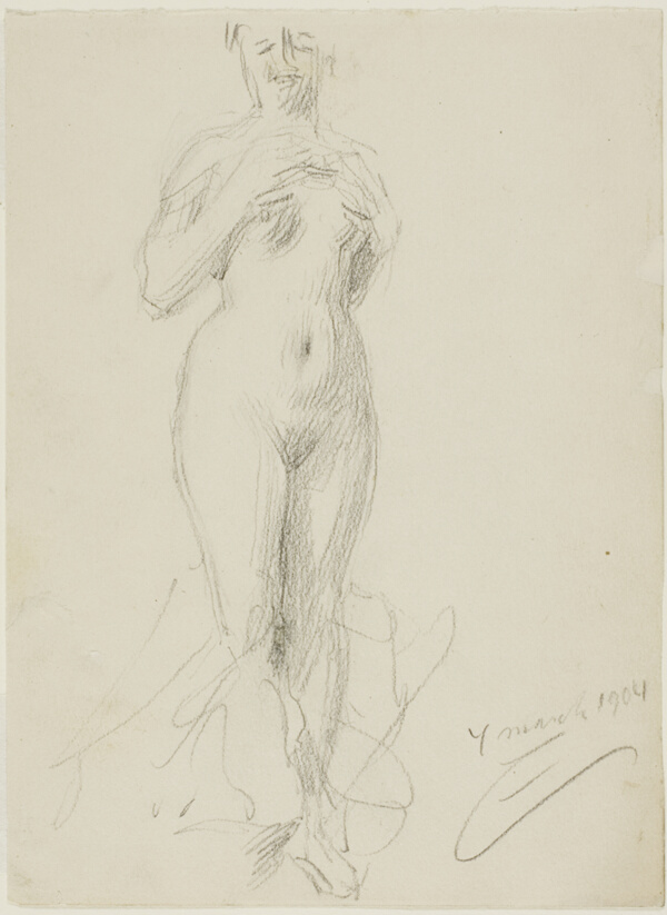 Standing Female Nude