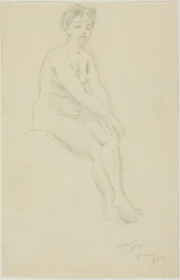 Seated Female Nude