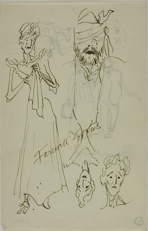 Farewell Zorns (recto); Farewell Deerings (verso)