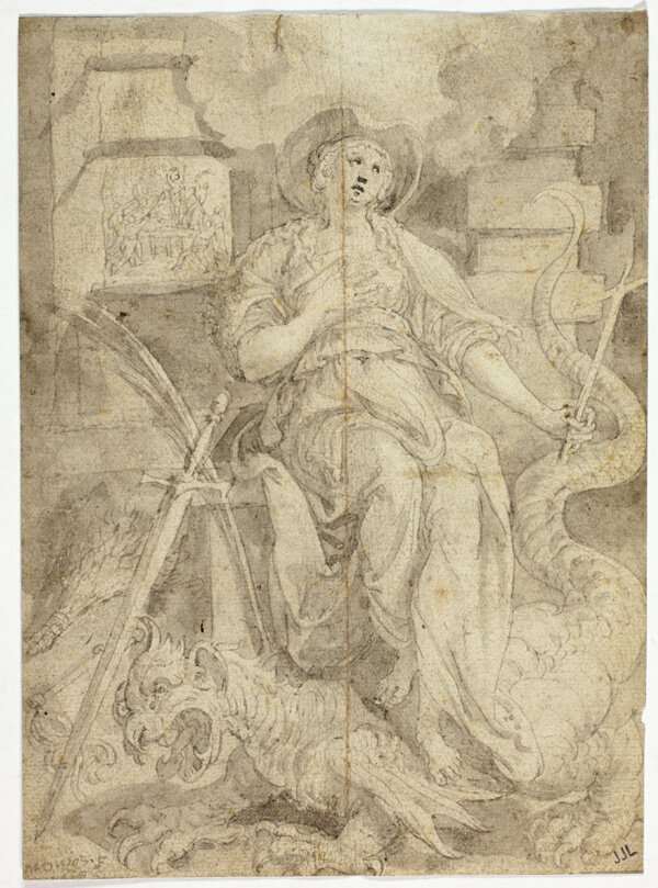 Study for Saint Margaret