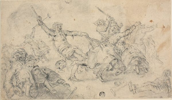 Peasants in a Brawl