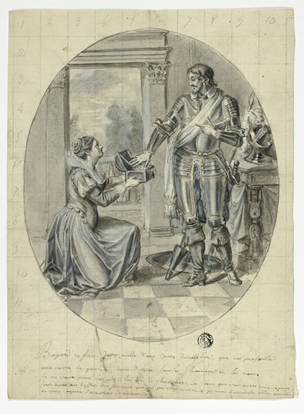 The Chevalier Bayard Refusing 2500 Ducats