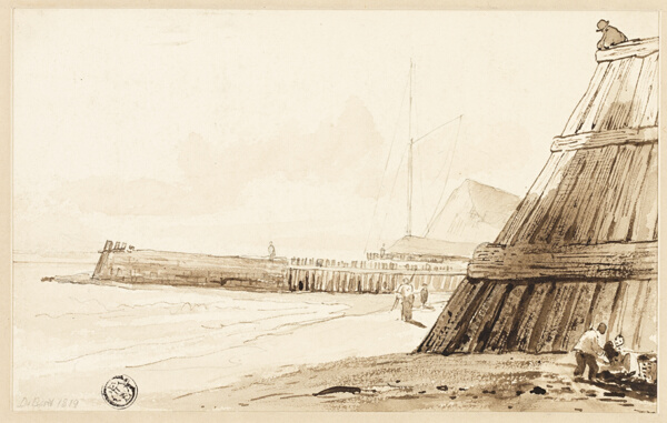 Stockade along Shore