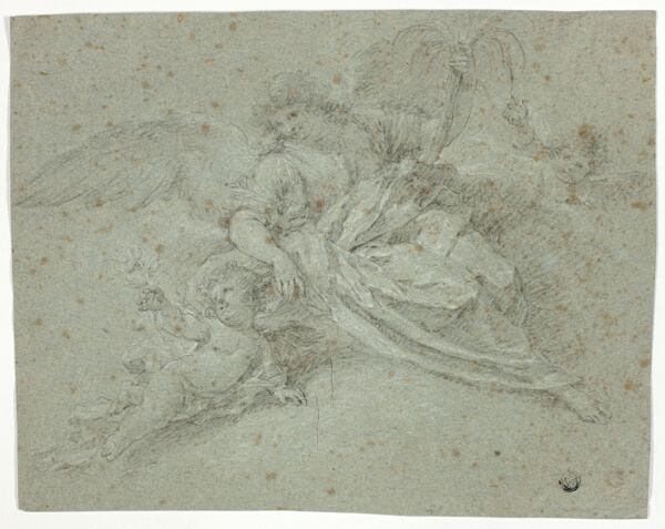Angel and Two Putti