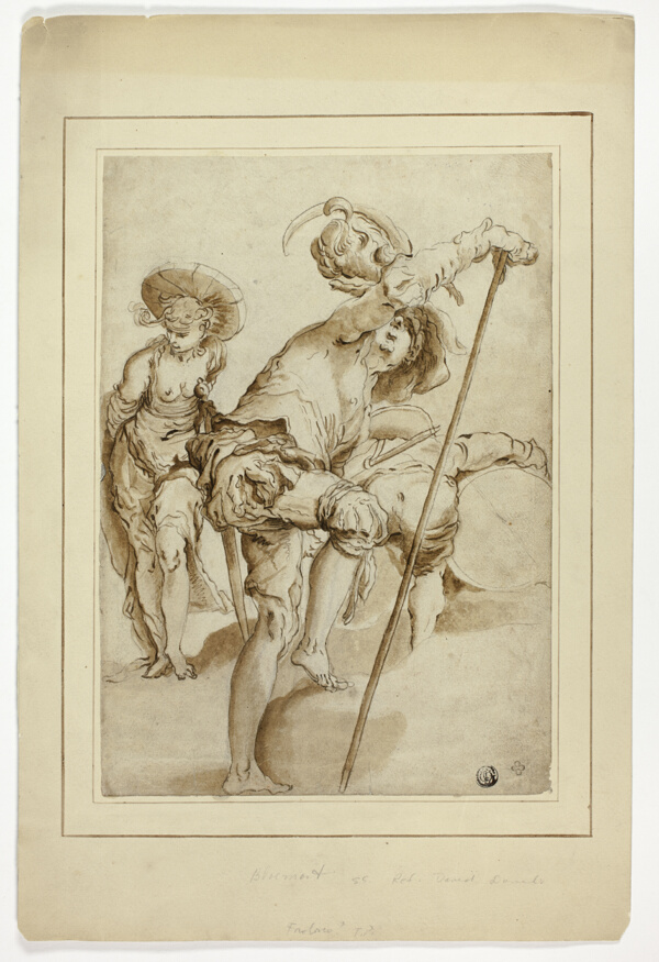 Saint Catherine with Two Men