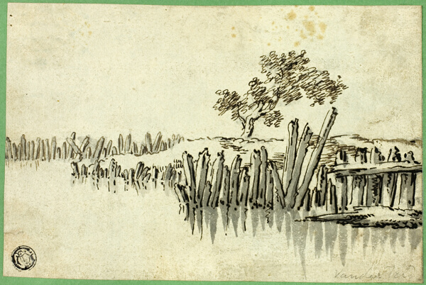 Stream with Pilings