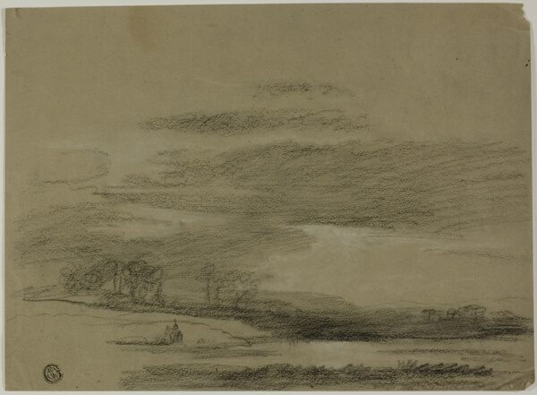 Landscape with Sun Breaking Through Clouds