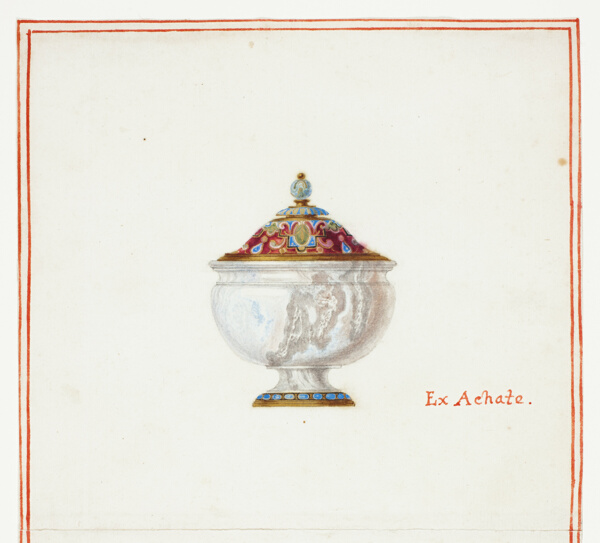 Agate Covered Bowl