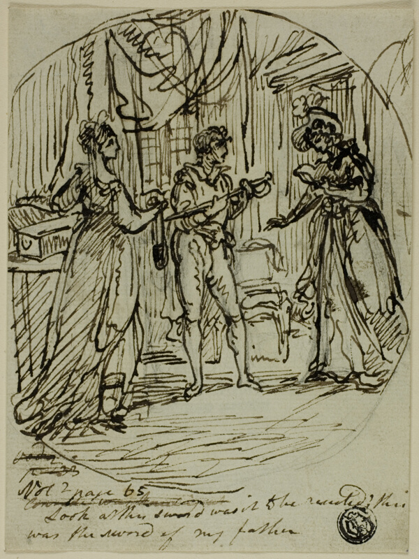 Look at This Sword, Was it to Be Resisted?, from Eleanora: from the Sorrows of Werter