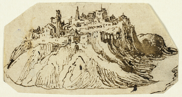 View of Fortified Hill Town