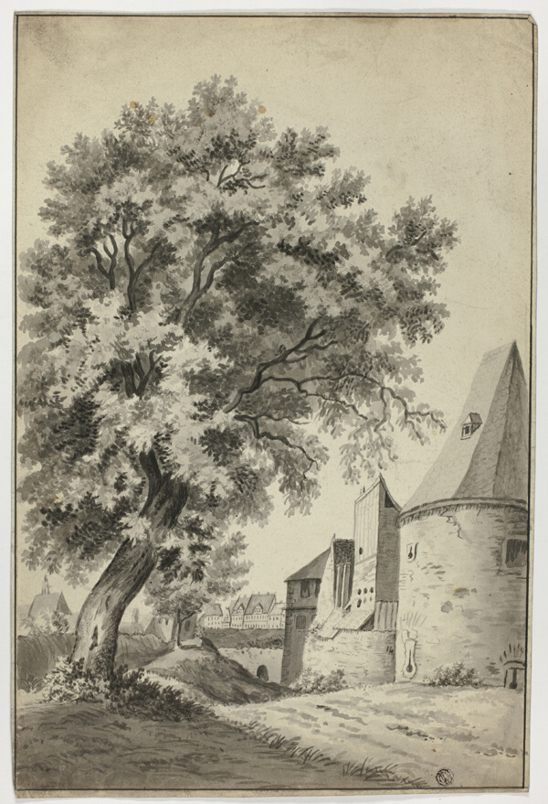 Walled Village and Tall Tree