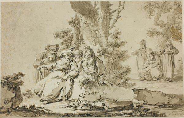 Figures in Oriental Costume in a Landscape