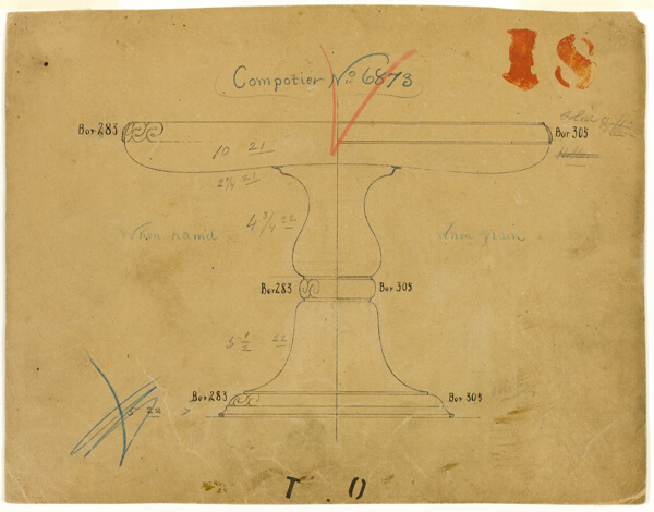 Design for Compotier No. 6873