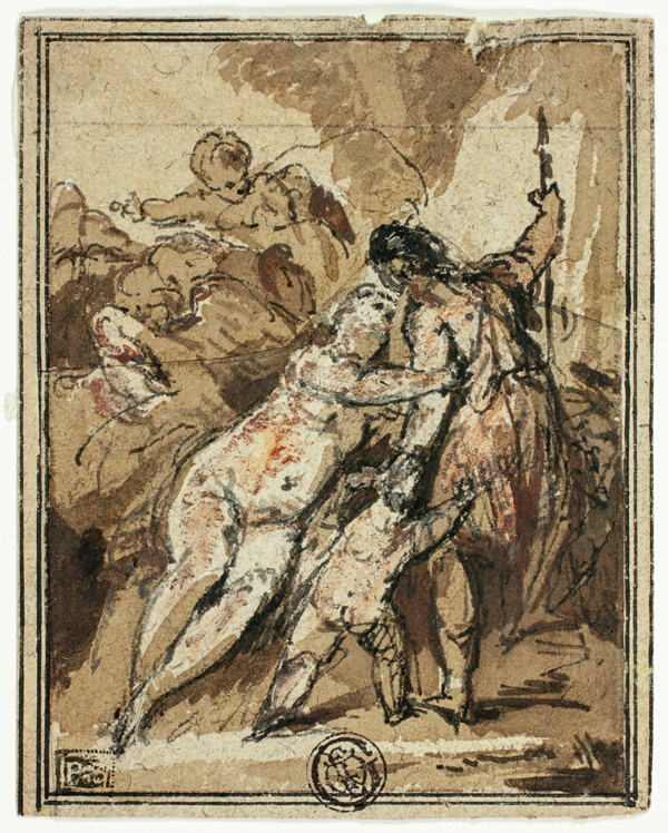 Venus Trying to Retain Adonis