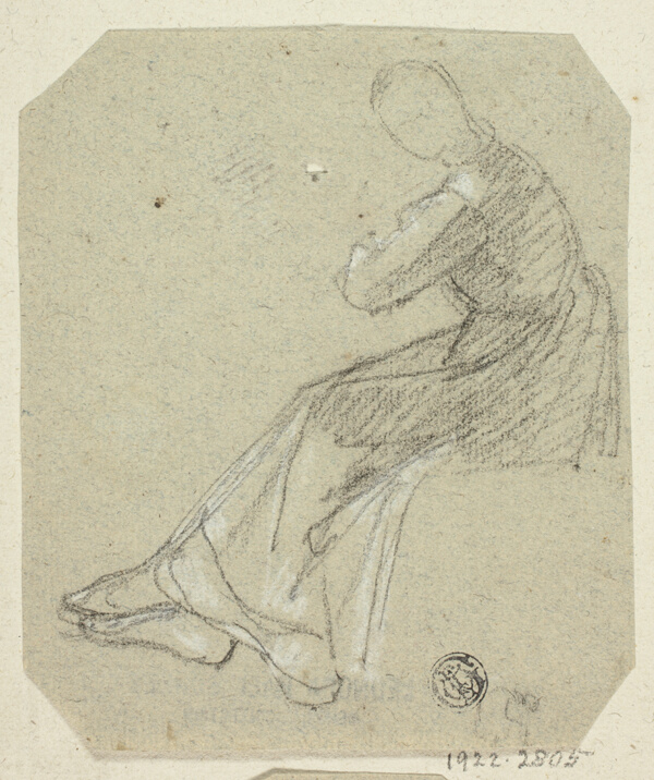 Seated Woman in Profile