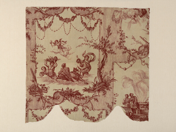 Les Quatre Éléments (The Four Elements) (Furnishing Fabric)
