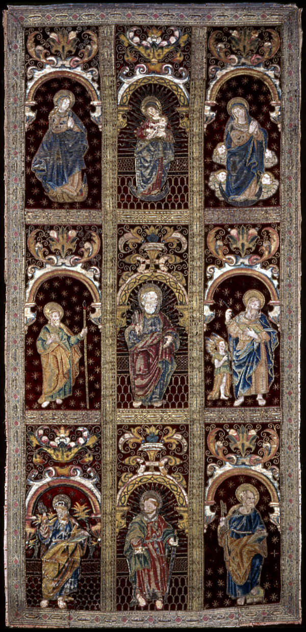 Panel (Made of Reassembled Fragments from Orphrey Bands)