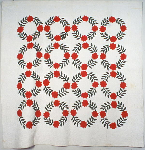Bedcover (Rose Wreath)