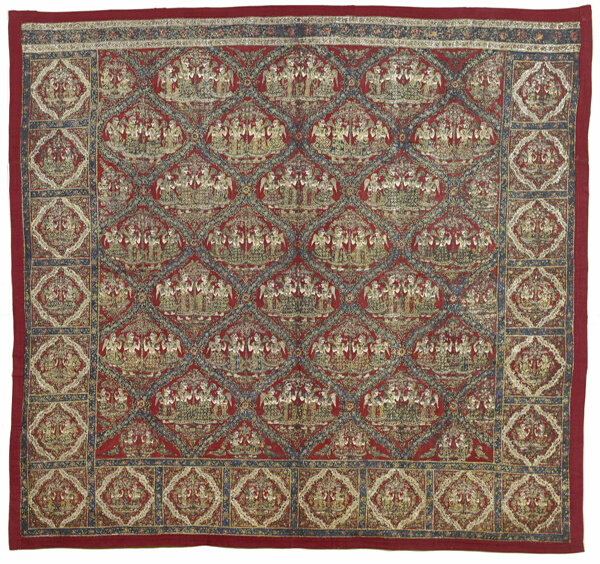 Pichvai with Ladies under the Tree Motif (Vrikshachari)