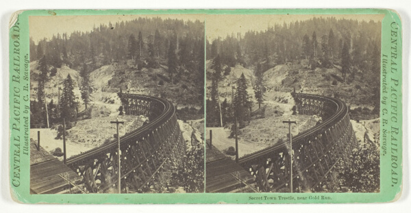 Secret Town Trestle, near Gold Run, from the series 