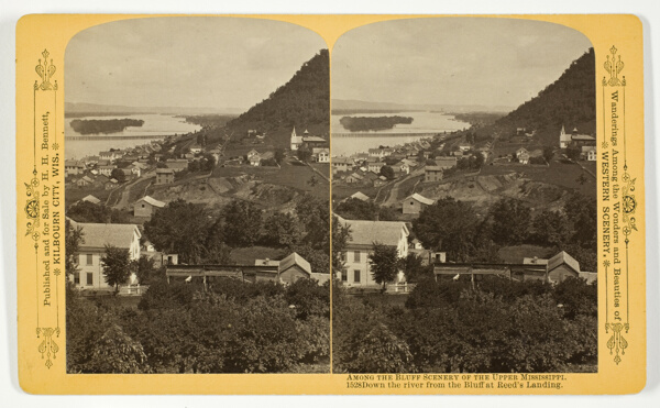 Down the river from the Bluff at Reed's Landing, No. 1528 from the series 