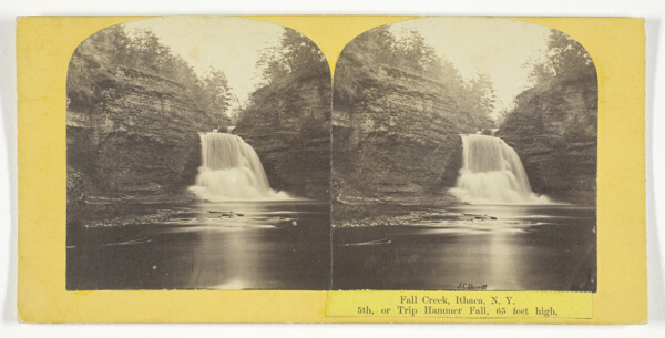 Fall Creek, Ithaca, N.Y. 5th, or Trip Hammer Fall, 65 feet high