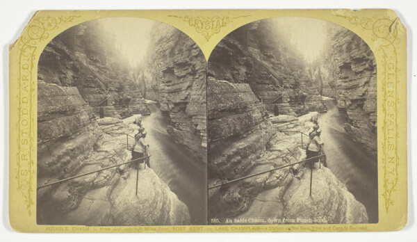 Au Sable Chasm, down from Punch-bowl, No. 585 from the series 
