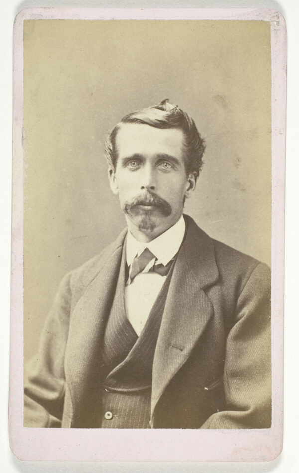Untitled (Portrait of Man with Large Mustache)