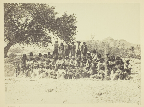 Group of Pah-Ute Indians, Nevada