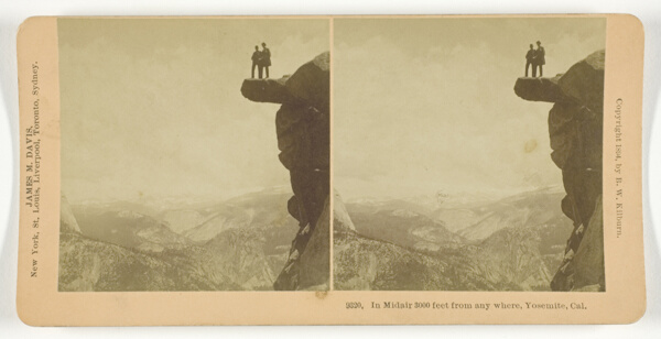 In Midair 3000 feet from anywhere, Yosemite, Cal.