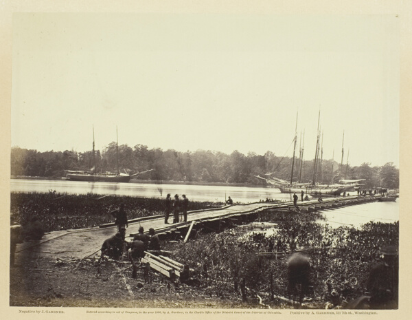 Pontoon Bridge Across The James