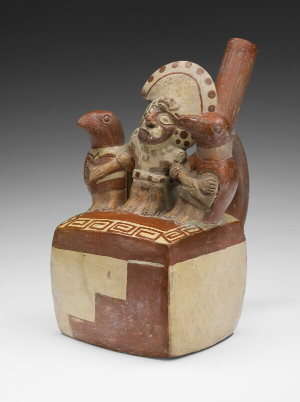 Vessel Depicting a Prisoner with Avian Captors