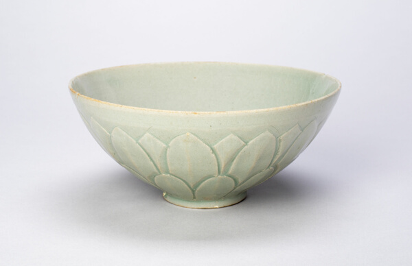 Bowl with Layered Lotus Petals