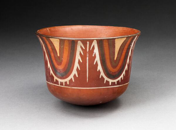 Cup with Concentric U-Shaped Motif