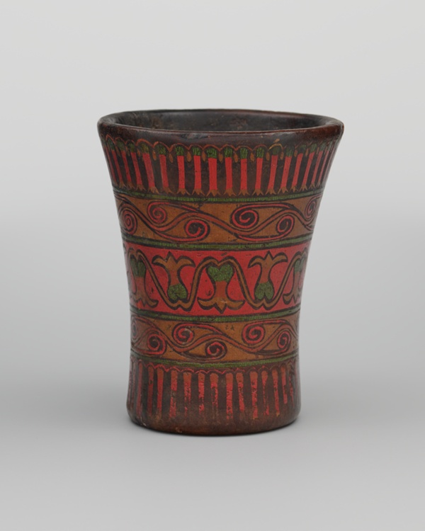 Kero (Drinking Cup) with Cantuta Flowers